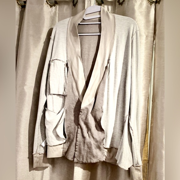 Men’s Paul Smith cardigan Gray/ Brown size L Made in Italy - Picture 4 of 10